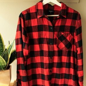 Madewell Ex-Boyfriend Buffalo Plaid Shirt